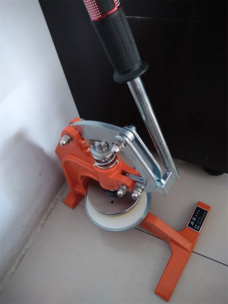 Образец Ткани Ручной пресс ручной текстильный материал круглый дисковый