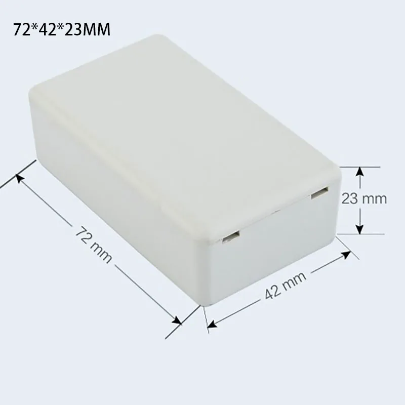 

72*42*23mm Abs Plastic Circuit Board Box Power Button Box Project Box Storage Case Instrument Box Supplies