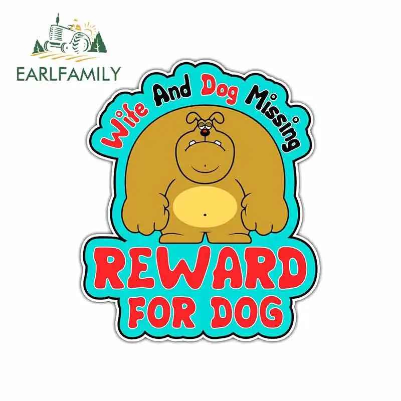 EARLFAMILY 13 см X 11 1 для вознаграждения собаки смешная креативная наклейка с юмором s