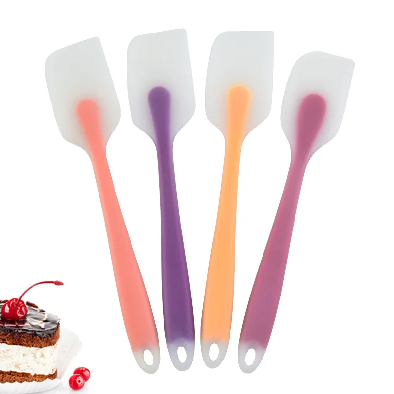 

27.7*5.5cm Large Silicone Cream Spatula Translucent Cake Dough Scraper Decorating Tools Cookie Cutter Kitchen Accessories