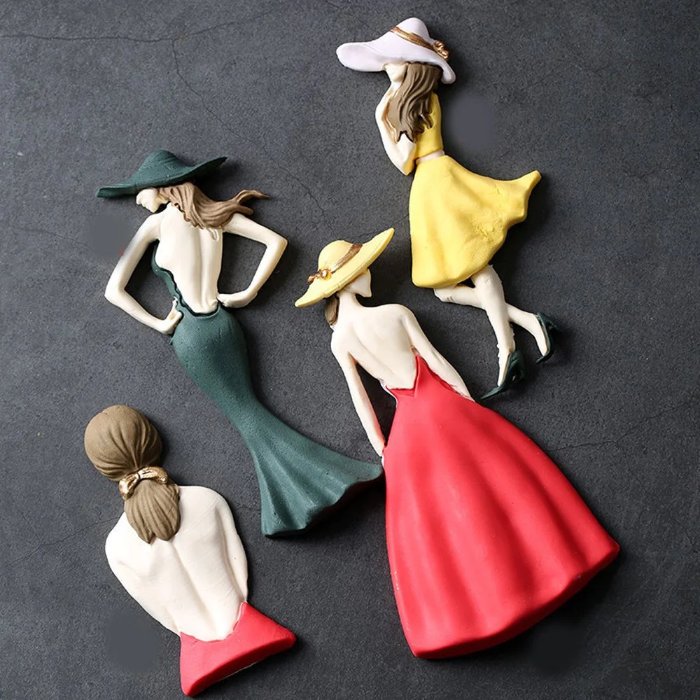 Kitchen Cake Baking Decoration Beautiful Sexy Girl Silicone Mold DIY Epoxy Resin Clay Plaster Crafts | Дом и сад