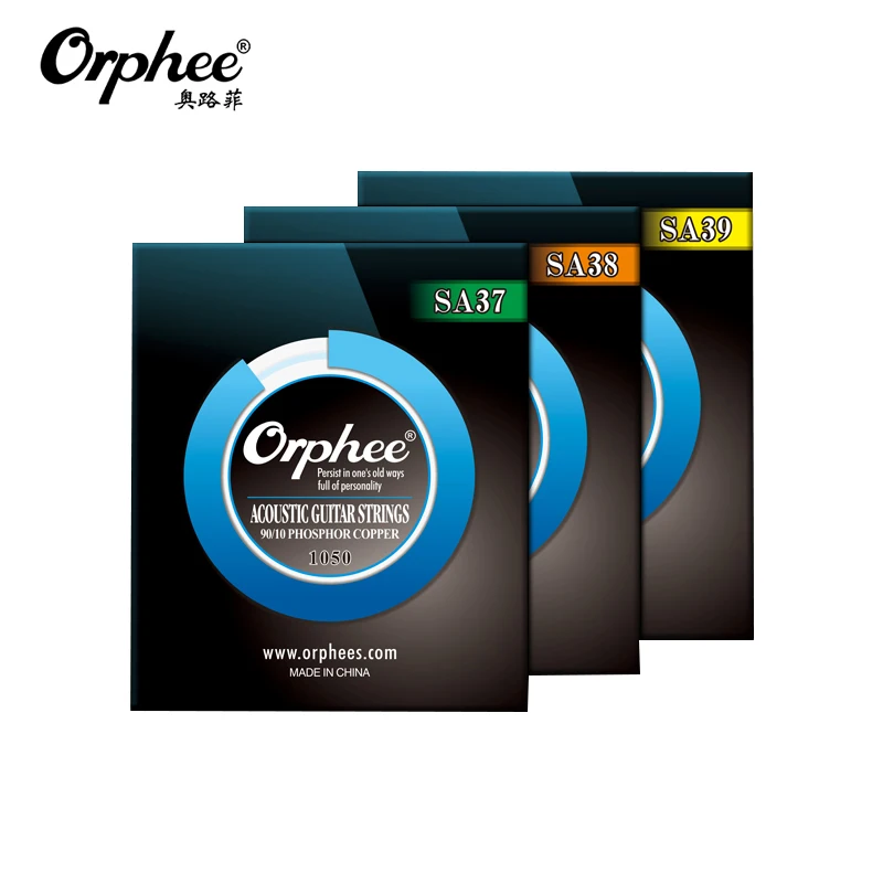 Струны для акустической гитары Orphee горячая Распродажа 6 шт./компл. SA струны