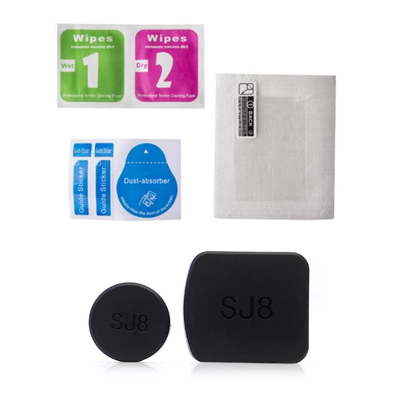 Для SJ8 Pro/Plus/Air крышка объектива камеры водонепроницаемый корпус бленда супер HD экран защитная пленка Рамка держатель для SJCAM SJ8 аксессуары