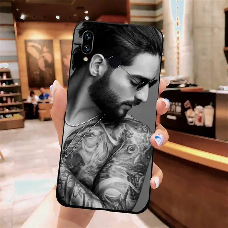 

Colombian singer Maluma Phone Case For Xiaomi Redmi note 7 8 9 t k30 max3 9 s 10 pro lite