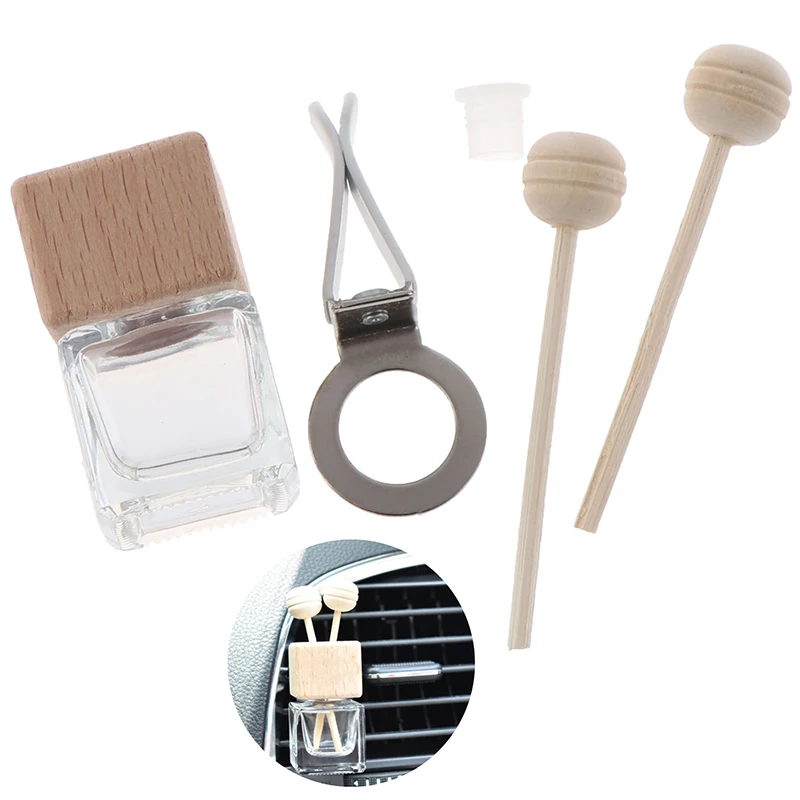 

Автомобильный освежитель воздуха подвеска в виде бутылочки парфюма Эфирное Масла автомобильный подвесной Стекло зажимы