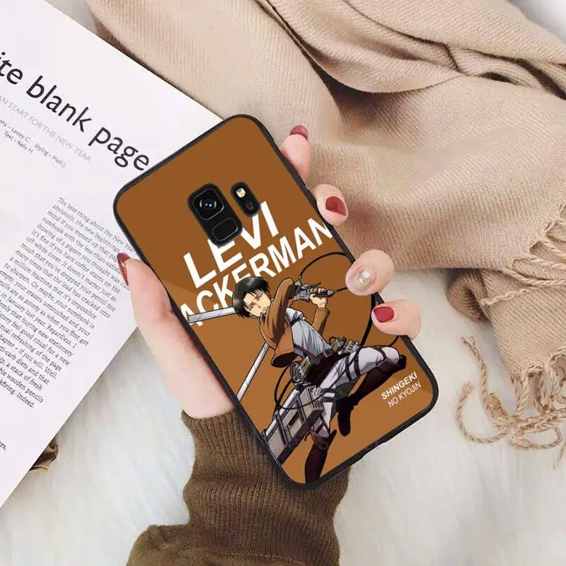 

AnimeCartoon Attack On Titan Phone Case For Samsung Galaxy S5 S6 S7 S8 S9 S10 S10e S20 edge plus lite