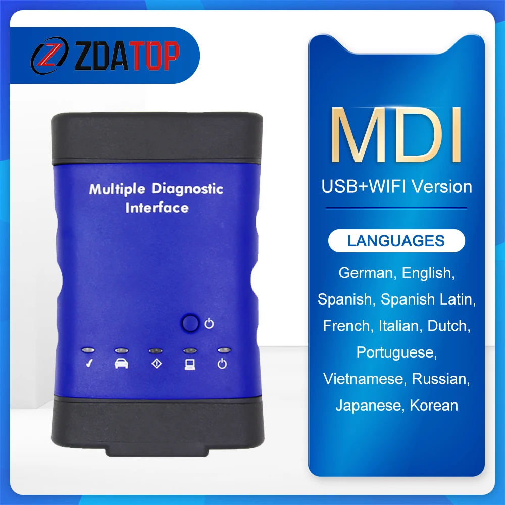 ZOLIZDA V2018.09.2 новейший forGM MDI множественный диагностический интерфейс ForGM MDI wifi многоязычный сканер для MDI в продаже