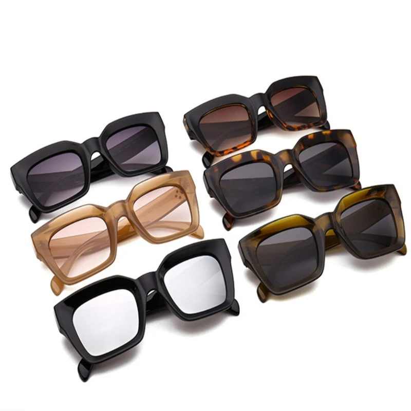 

New Style Fashion Rice Staring Female Sunglasses High-end Temperament Classic Wild Retro Trend High-quality Square Sunglasses