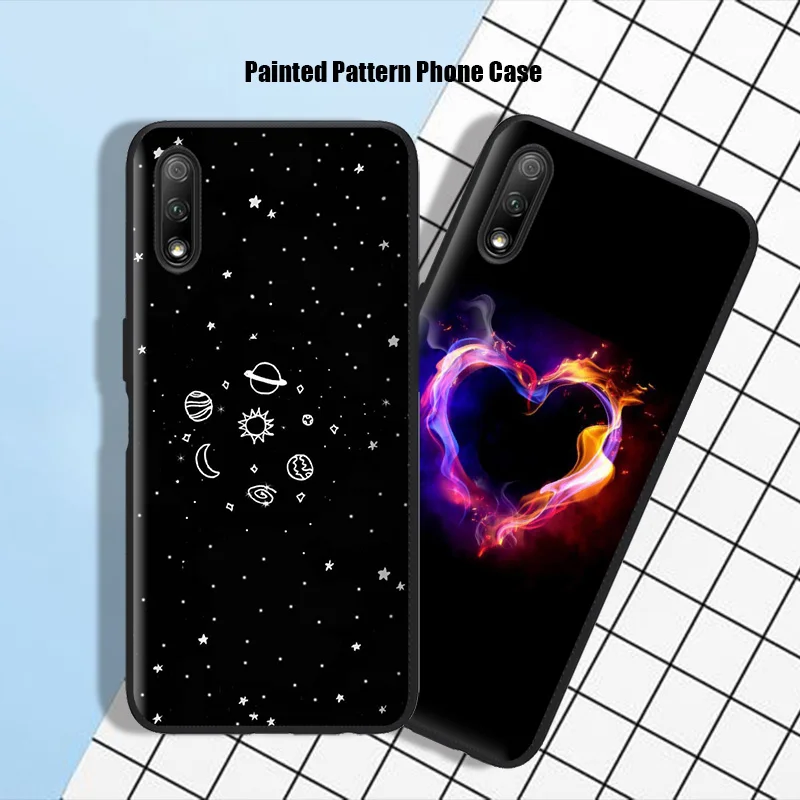 Защитный чехол с рисунком для Huawei Honor 6X 7X 8X 9X Pro Lite X10 Модный мягкий ТПУ телефона 7A 8A