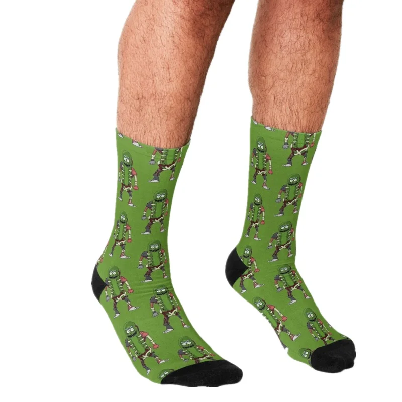 

2021 Funny Socks Men harajuku Panda Yoga Printed Happy hip hop Men Socks Novelty Skateboard Crew Casual Crazy Socks