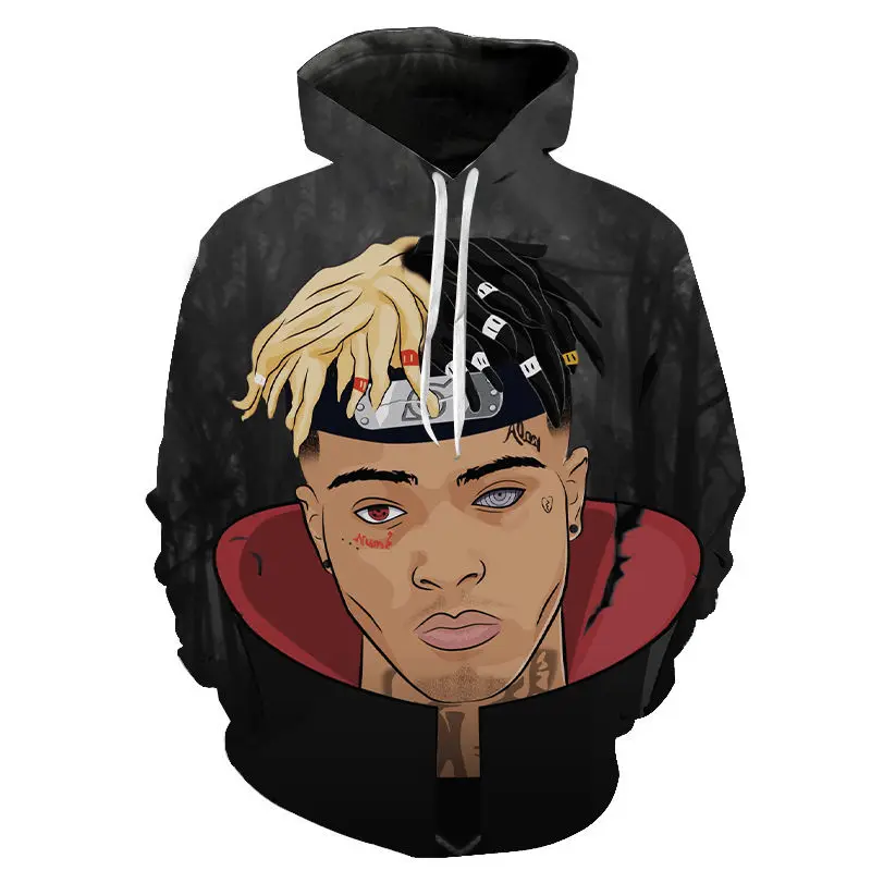 Худи Xxxtentacion для мужчин и женщин Детская толстовка худи в стиле хип хоп рэпера