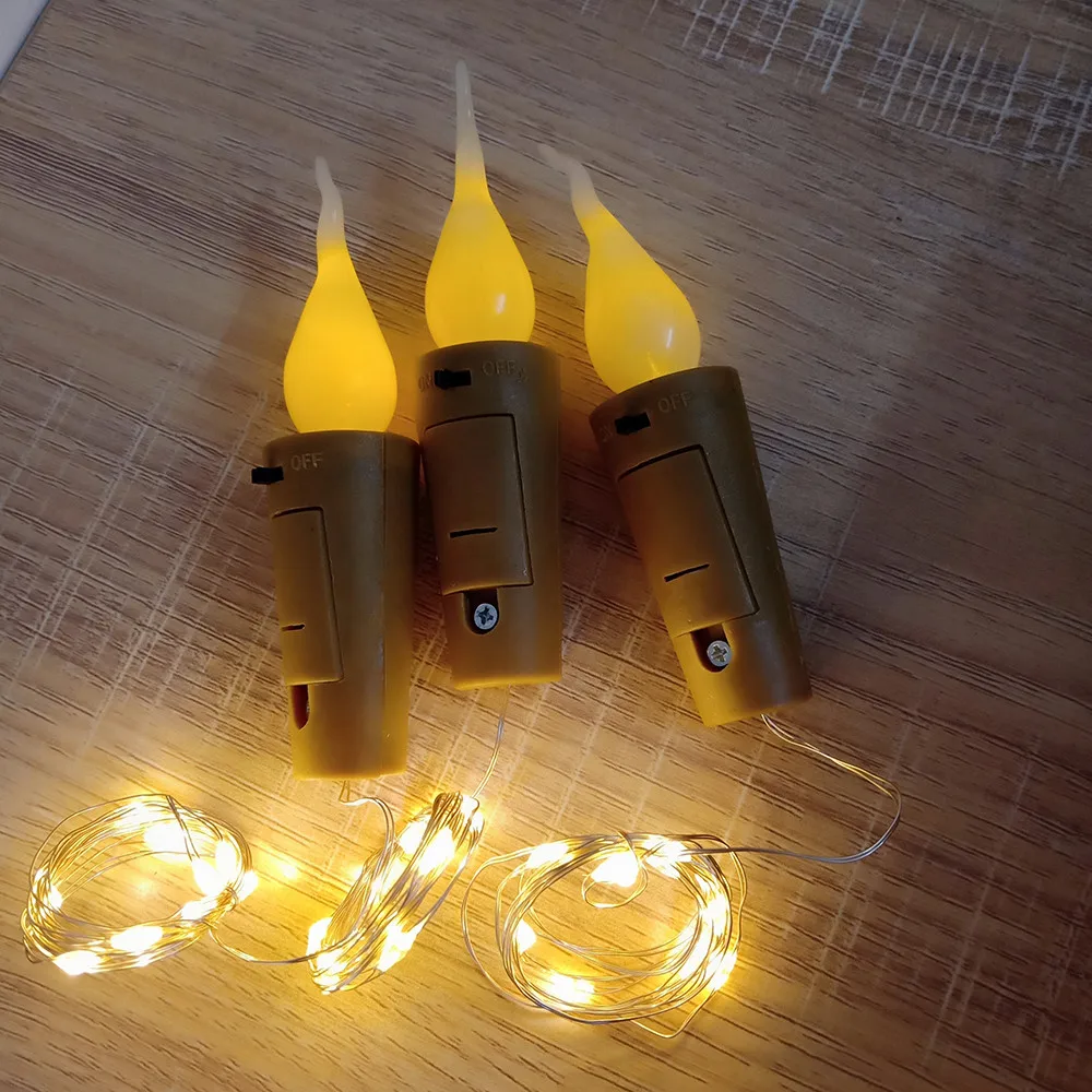 1 м 2 беспламенный свеча инструмент для установки пробок в бутылки светодиодный