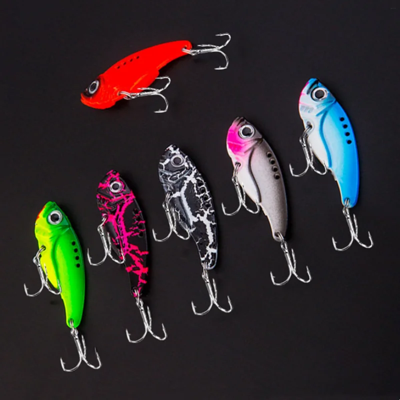 

7/10/15g 3D Eyes Metal Vib Blade Lure Sinking Vibration Baits Artificial Vibe for Bass Pike Perch Fishing
