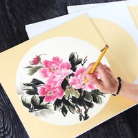 children painting cards papel arroz 10pcs raw xuan paper lens card 3333cm chinese ink painting calligraphy half ripe rice paper