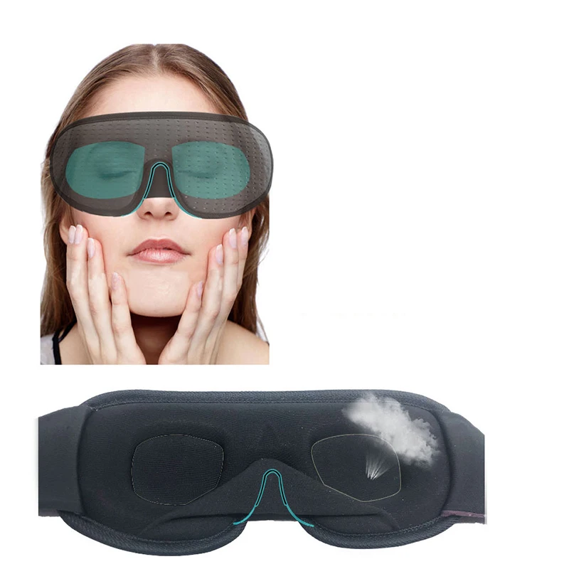 Blocking Light Sleeping Eye Mask Soft Padded Travel Shade Cover Rest Relax Blindfold Sleep Eyepatch | Красота и здоровье