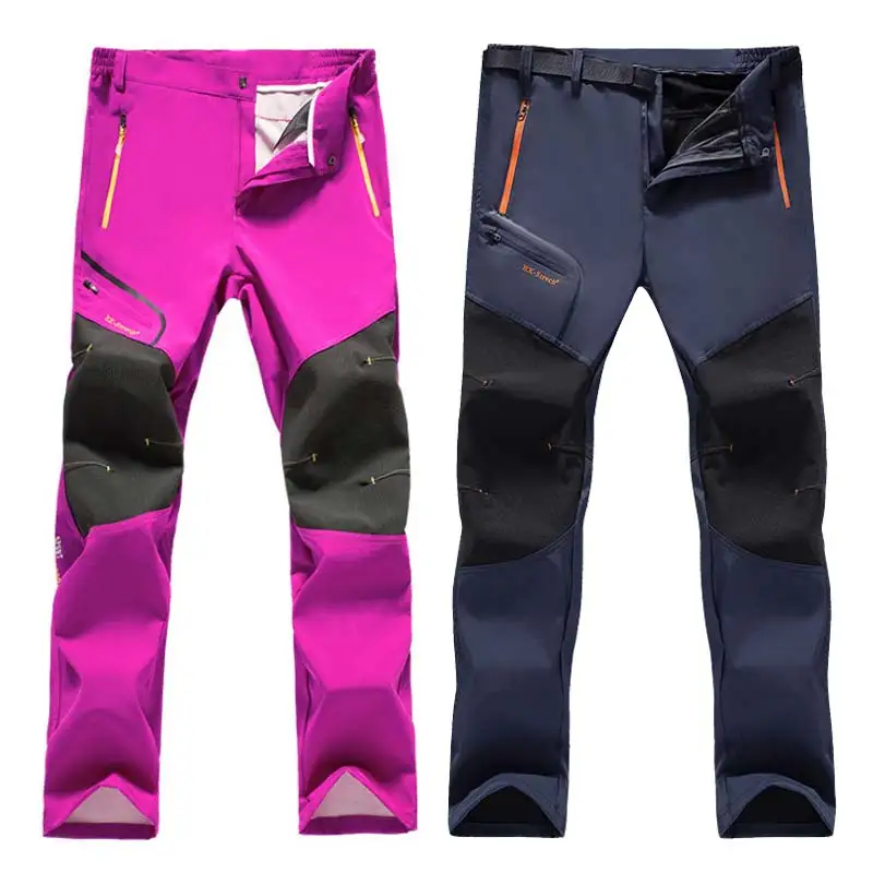 

Мужские новые летние походные брюки для активного отдыха большого размера с мягкой оболочкой, брюки для альпинизма, водонепроницаемая Женс...