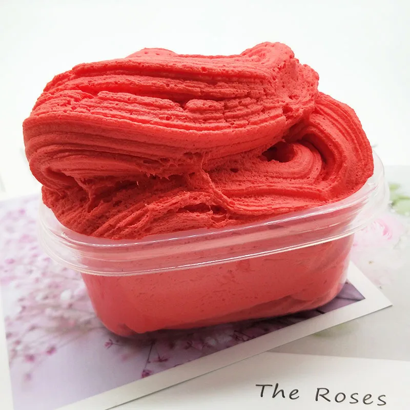 Горячая Распродажа слизь Игрушка антистресс губка Радуга пушистый хрустящий Штурмовое снаряжение дети антистресс игрушки слизь расслабляющие подарки 280 мл глина слизь