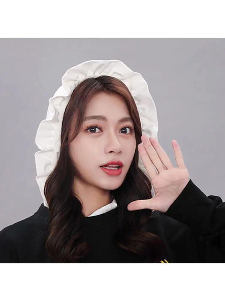 

Women Autumn Ruffled Hoodie False Fake Collar Fairy Pullover White Sleeveless Half Shirt Dickey Decorative Crop Top