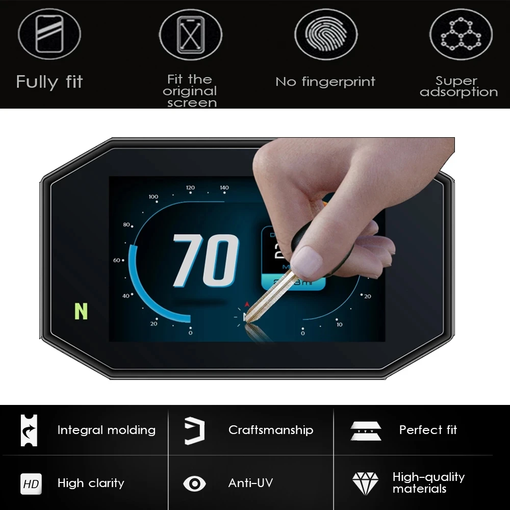 fit for honda crf300l rally msx125 2021 crf 300l anti scratch screen dashboard protector instrument tft lcd protective film free global shipping
