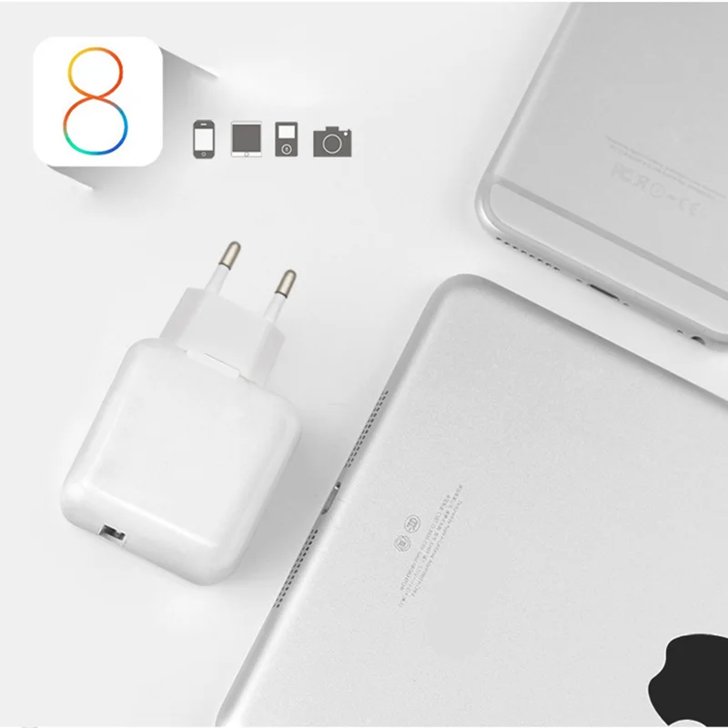 Адаптер питания для iPhone 8 Plus 7 6S iPad Mini Air Apple 12 pro 11 XS Max X | Мобильные телефоны и