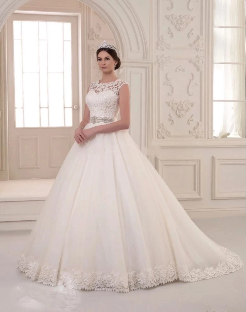 

Vestido De Noiva Com Renda Vintage Lace Wedding Dress A Line Wedding Dresses Bridal Gowns Robe De Mariage Cheap
