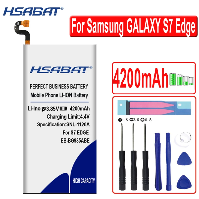 4250 мА/ч, EB-BG935ABE EB-BG930ABE Батарея для samsung GALAXY S7/S7 край G9350 G935F G935 G935FD G935W8 G9300 G930L G930 G930F