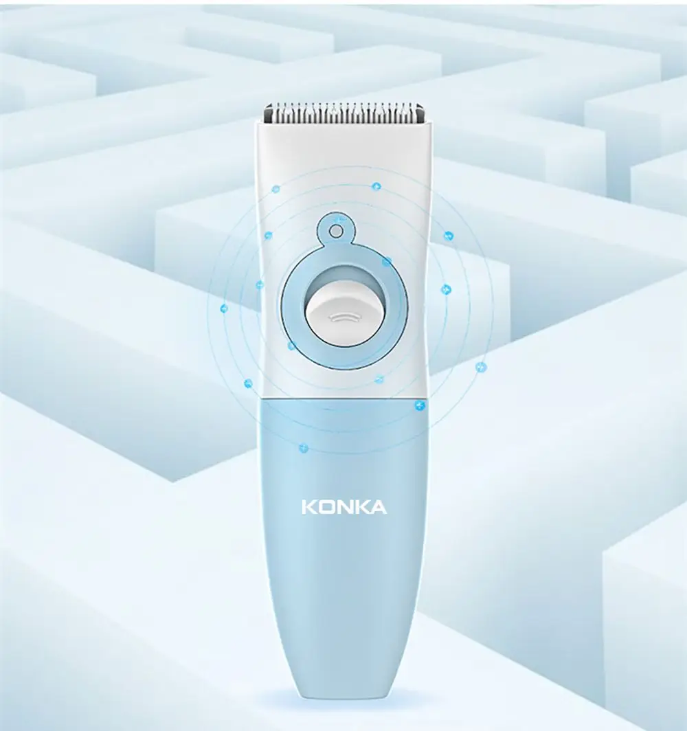 

KONKA Electric Hair Clipper Children Hair Cutter USB Fast Charging Low Noise Two Speed Ceramic Cutter Hair Trimmer