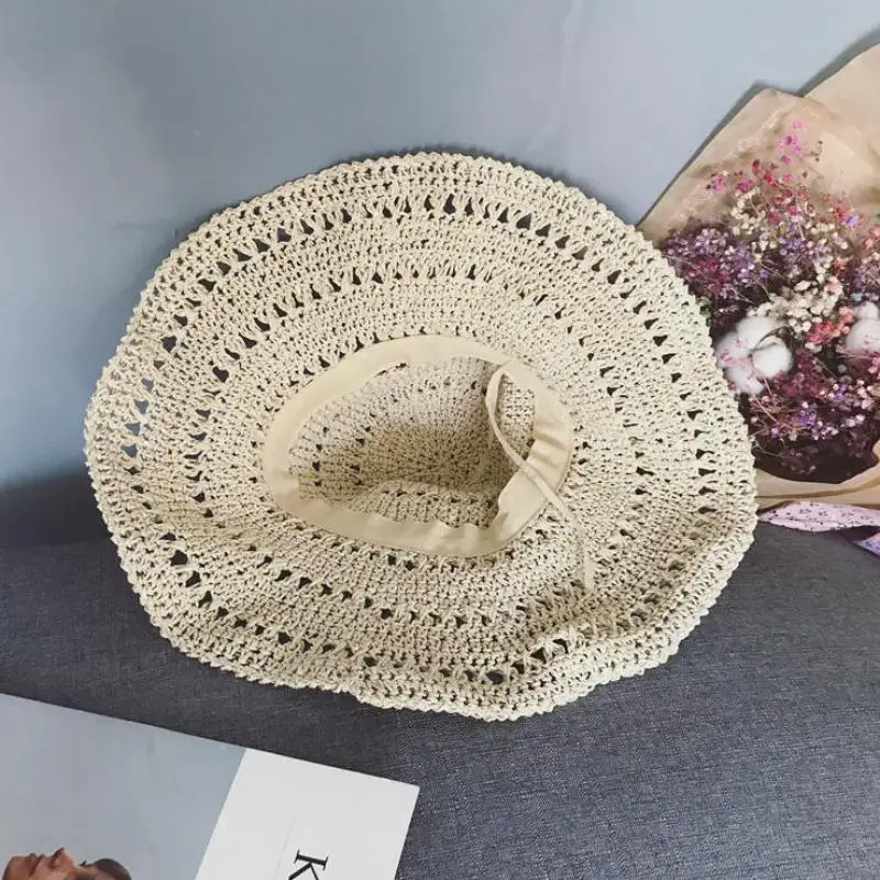 

Straw Hat Summer Hats For Women Ladies Hat Beach Vacation Holiday Travel Fisherman Cap Sunshade Sun Hat Bucket 2020 New