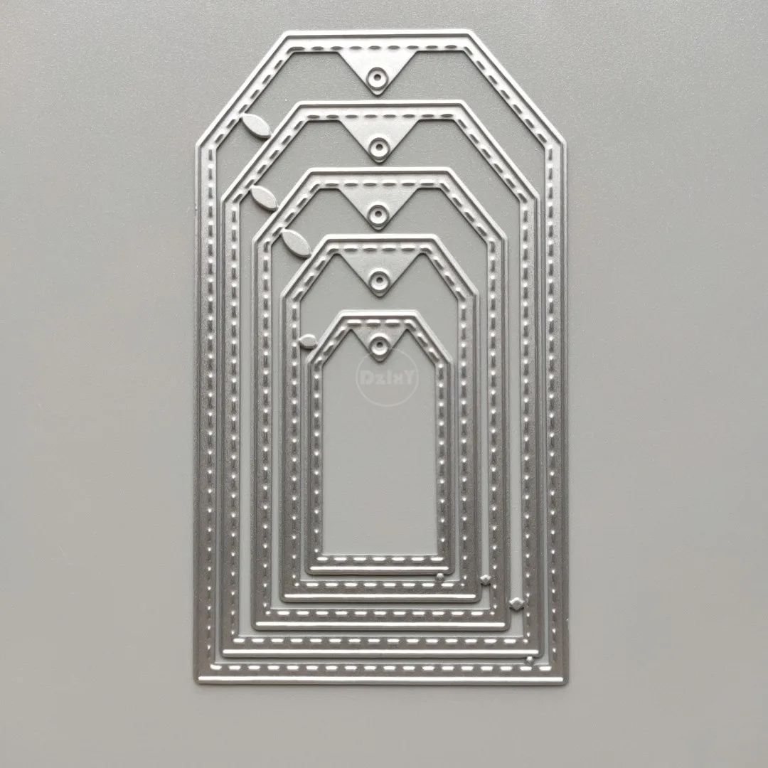 2021 квадратные метки металлические Вырубные штампы сделай сам скрапбукинг бумага