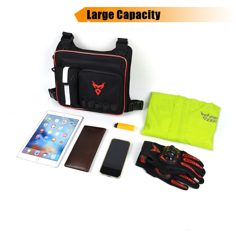 Мотоциклетная нагрудная сумка из ткани Оксфорд водонепроницаемая одежда для