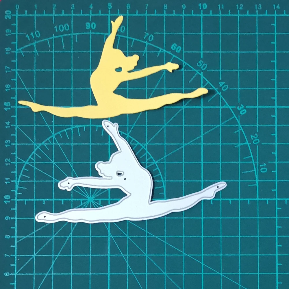 Танцевальные девушки и гимнастика гонки металла резки штампы трафареты для