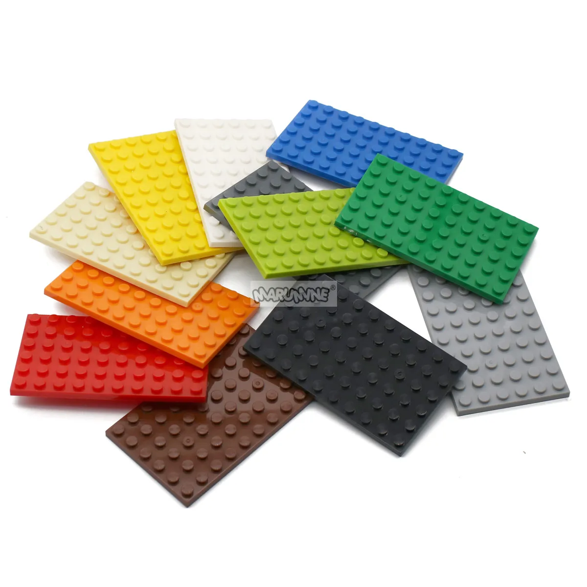 Marumine 6x10 Dots Plate Building Blocks 3033 Baseplate City Part Classic MOC Bricks Accessories Construction Educational Toys | Игрушки и