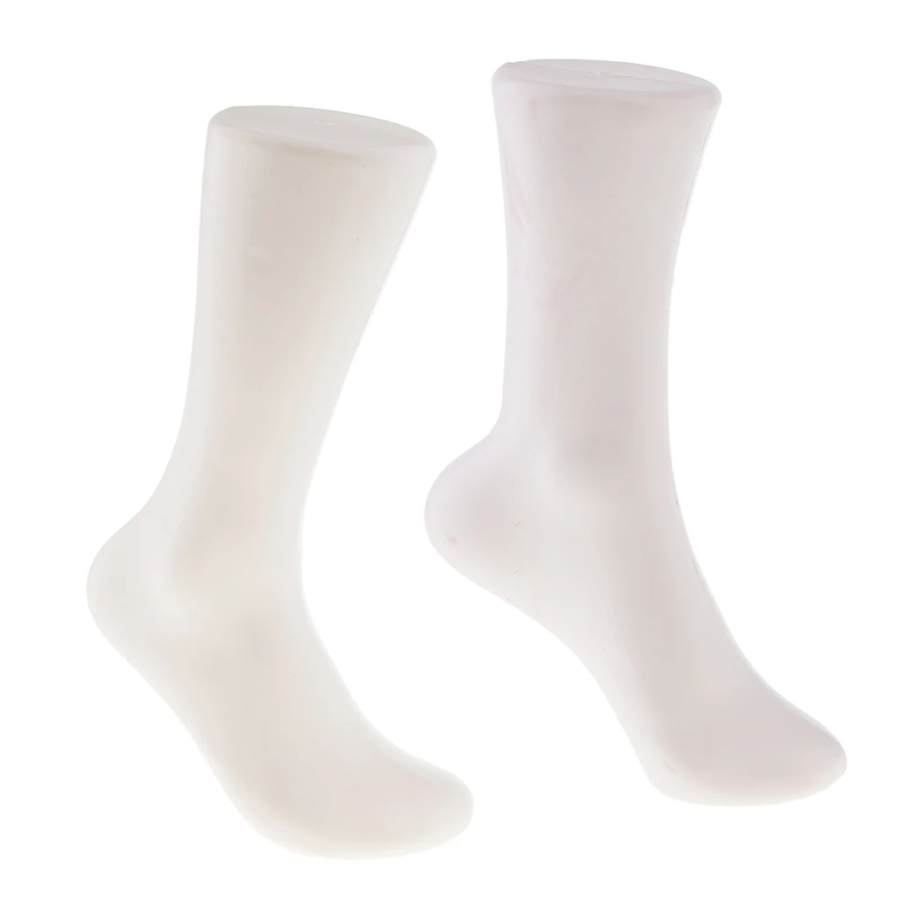 

2pcs Adult Feet Mannequin Foot Model Tool Shoes Sandal Socks Sox Display