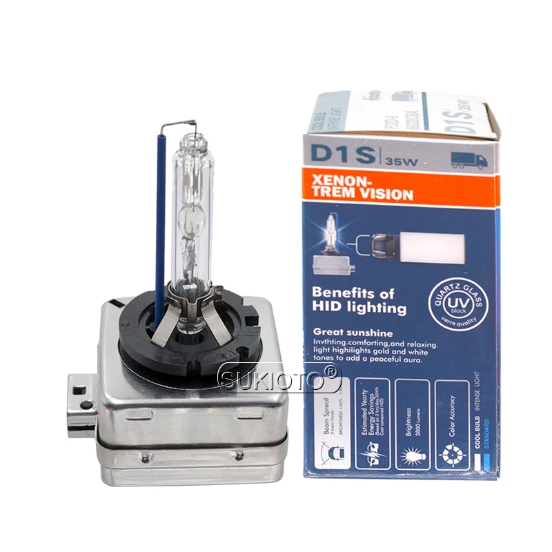 Ксеноновая лампа высокой яркости SUKIOTO D1S D2S D3S D4S HID 2 шт. ксеноновая 12 В 35 Вт 4300K 6000K