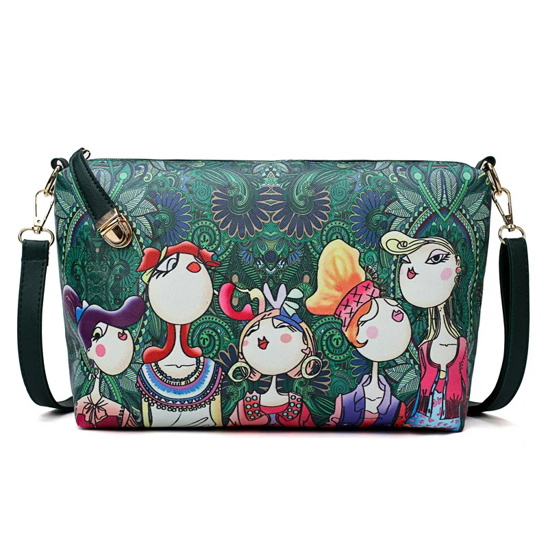 Новая женская сумка из искусственной кожи 6 шт. в комплекте композитная