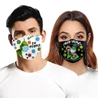 Смешная мультяшная маска Grinch Protect Yourself Mouth унисекс, женские и мужские, косплей, принты, дышащие, строительные маски для взрослых, Рождество