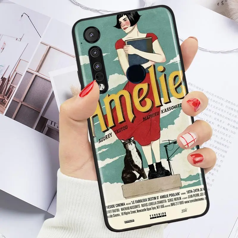 

Amelie Movie Poster For Motorola G9 G8 G Stylus Power One Fusion Hyper Edge E7 E6 5G Plus Play Lite Silicone Phone Case
