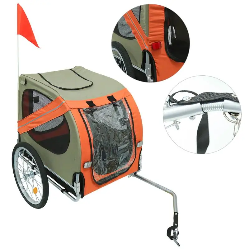Comprare Facile Da Trasportare Nave Dalla Francia 2 In 1 Rimorchio Per Biciclette E Carrello A Mano In Lega Di Alluminio Carico Per Bici Camion Per Bagagli A Grande Ruota HWC