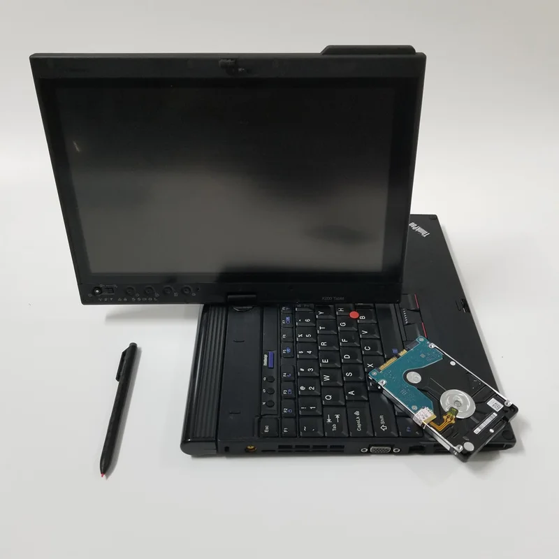 Ноутбук для диагностики автомобиля Thinkpad x200t ПК сенсорный экран ОЗУ 4 Гб можно