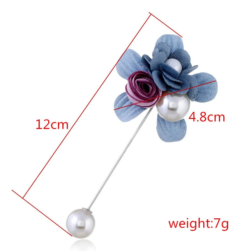 

Pearl Retro Party Flower Brooch Collar Accessories Cloth Art Ladies Brooch Elegant Wedding Pins Women Fashion Corsage