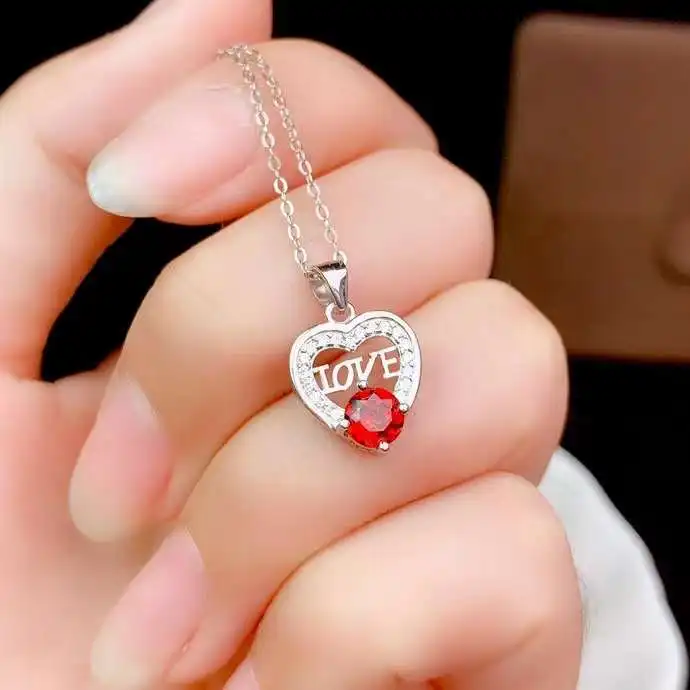 

Милые романтические розы с принтом «сердце», «Любовь натуральный красный гранат кулон S925 Серебряный натуральный драгоценный камень кулон ...