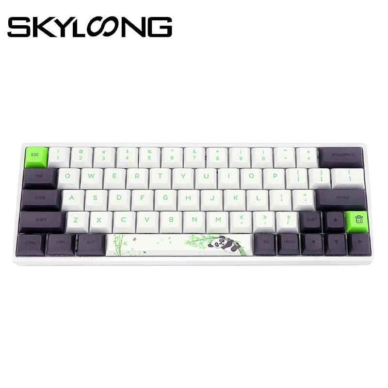 

Skyloong SK64 панда 60% мини механическая клавиатура Горячая замена цвет желтый, синий; размеры 34–43 переключатель геймер клавиатура для рабочего с...