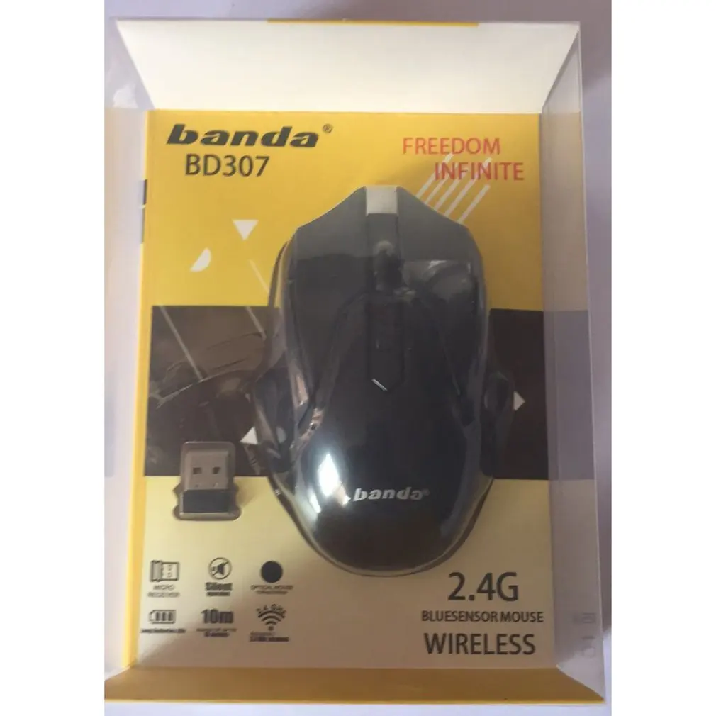

Wireless Optical Mouse for Games Office Leisure Use
