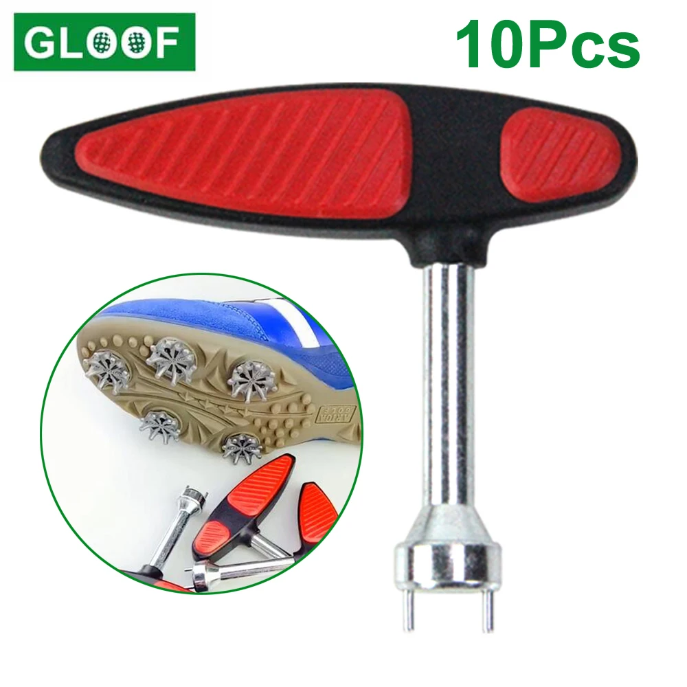10 шт./лот Гольф обуви Спайк жидкость для снятия гаечный ключ бутсы лампа ремонта