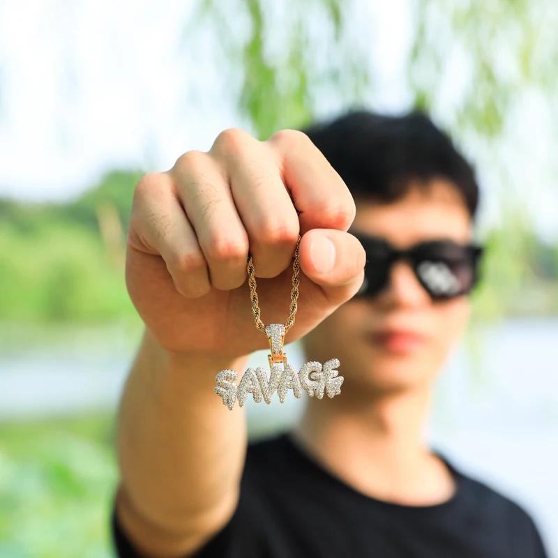 TOPGRILLZ ожерелье в стиле хип-хоп латунное золотое со льдом цепочка с микро