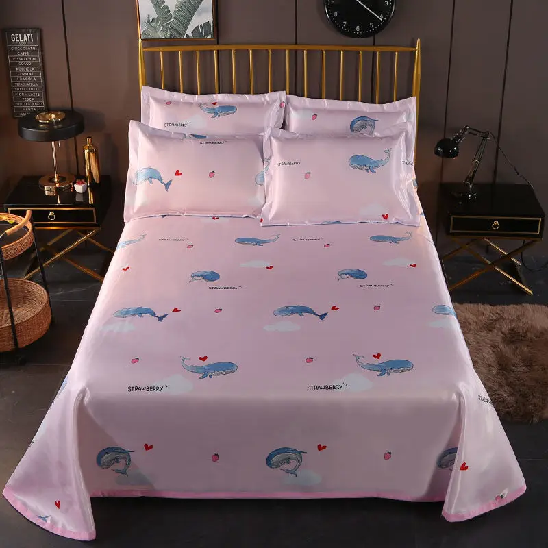 Набор из 3 предметов: простыня и 2 наволочки для лета | Дом сад