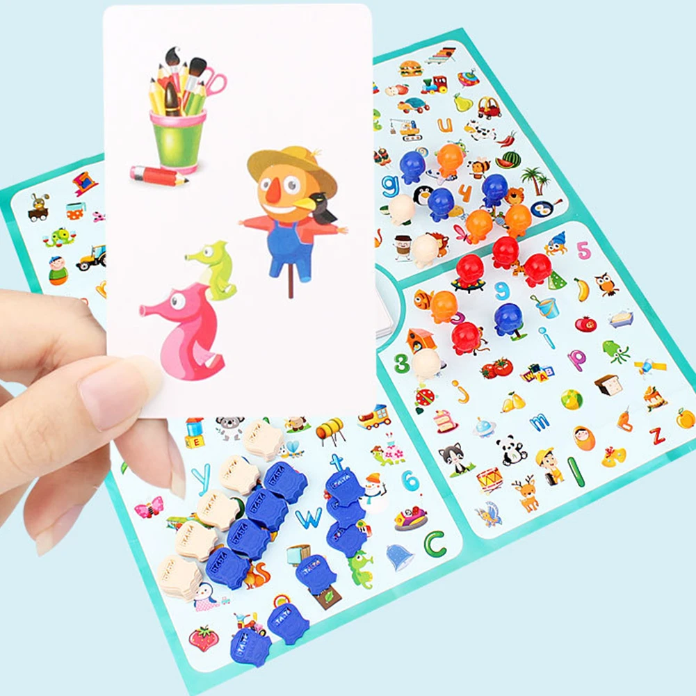

Education Game Family Fun Gifts Looking Chart Board Portable Brain Training Kids Detectives Toys Interactive For Children