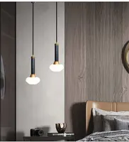 Nordic creative minimalist bedside bar restaurant deck lamp art bedroom model room minimalist chandelier