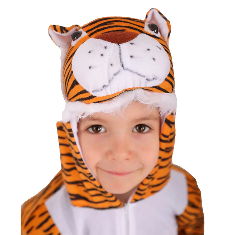 

2021 Tiger Costume Boys Carnival Party Clothing