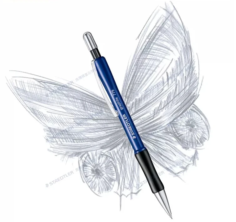 Staedtler графитовый 779 механический карандаш 0 5/0 7 мм черный/синий/красный цвета для